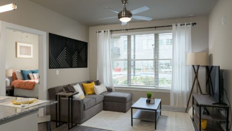 Living Room Area In An Apartment At The Standard Raleigh